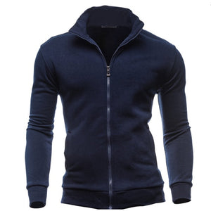 MRMT 2019 Brand Mens Stand Collar Sweatshirts Men No Hoodies Zipper Sweatshirts For Male No Hoodie Sweatshirt Man Clothing