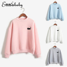 Load image into Gallery viewer, Hot Overhead Stylish Chic Cat Print Autumn Winter Casual Hoodies Sweatshirts Hoodies Jumper Pullover Lovers&#39; Clothes For Gift