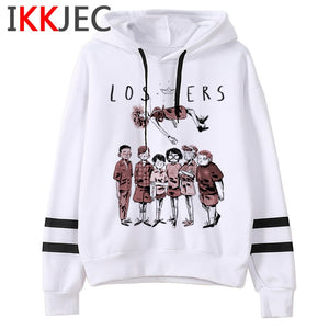 It Clowns Funny Cartoon Hoodies Men/women Pennywise Loser Horror Movie Sweatshirts Casual Hip Hop Streetwear Hoody Male/female