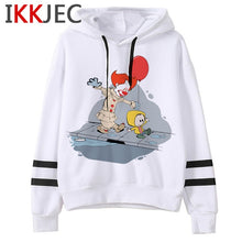 Load image into Gallery viewer, It Clowns Funny Cartoon Hoodies Men/women Pennywise Loser Horror Movie Sweatshirts Casual Hip Hop Streetwear Hoody Male/female