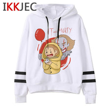 Load image into Gallery viewer, It Clowns Funny Cartoon Hoodies Men/women Pennywise Loser Horror Movie Sweatshirts Casual Hip Hop Streetwear Hoody Male/female