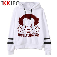 Load image into Gallery viewer, It Clowns Funny Cartoon Hoodies Men/women Pennywise Loser Horror Movie Sweatshirts Casual Hip Hop Streetwear Hoody Male/female