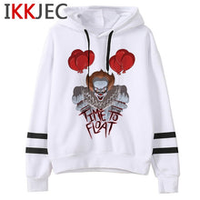 Load image into Gallery viewer, It Clowns Funny Cartoon Hoodies Men/women Pennywise Loser Horror Movie Sweatshirts Casual Hip Hop Streetwear Hoody Male/female