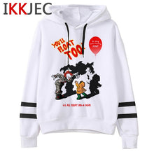 Load image into Gallery viewer, It Clowns Funny Cartoon Hoodies Men/women Pennywise Loser Horror Movie Sweatshirts Casual Hip Hop Streetwear Hoody Male/female