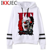 Load image into Gallery viewer, It Clowns Funny Cartoon Hoodies Men/women Pennywise Loser Horror Movie Sweatshirts Casual Hip Hop Streetwear Hoody Male/female