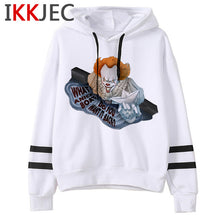 Load image into Gallery viewer, It Clowns Funny Cartoon Hoodies Men/women Pennywise Loser Horror Movie Sweatshirts Casual Hip Hop Streetwear Hoody Male/female