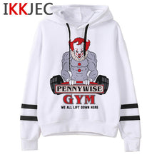 Load image into Gallery viewer, It Clowns Funny Cartoon Hoodies Men/women Pennywise Loser Horror Movie Sweatshirts Casual Hip Hop Streetwear Hoody Male/female