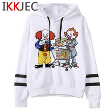 Load image into Gallery viewer, It Clowns Funny Cartoon Hoodies Men/women Pennywise Loser Horror Movie Sweatshirts Casual Hip Hop Streetwear Hoody Male/female