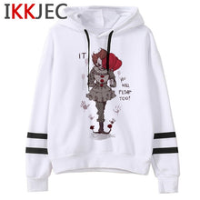 Load image into Gallery viewer, It Clowns Funny Cartoon Hoodies Men/women Pennywise Loser Horror Movie Sweatshirts Casual Hip Hop Streetwear Hoody Male/female