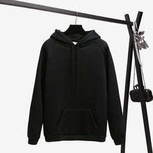 Load image into Gallery viewer, Warm Solid Color Hoodies Fashion Winter Sweatshirt Long Sleeve Hoodie Pullover Tops Blouse Soild Sweatshirts with Pocket