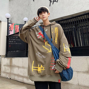 Poleron Hombre Hip Hop Hoodies Male Oversize Clothes Men's Streetwear 2020 Spring Autumn Hooded Swetshirt Men 2019 Loose Warm