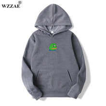 Load image into Gallery viewer, 2018 Men/Women Sad Frog Print Sportswear Hoodies Male Hip Hop Fleece Long Sleeve Hoodie Slim Fit Sweatshirt Hoodies for Men